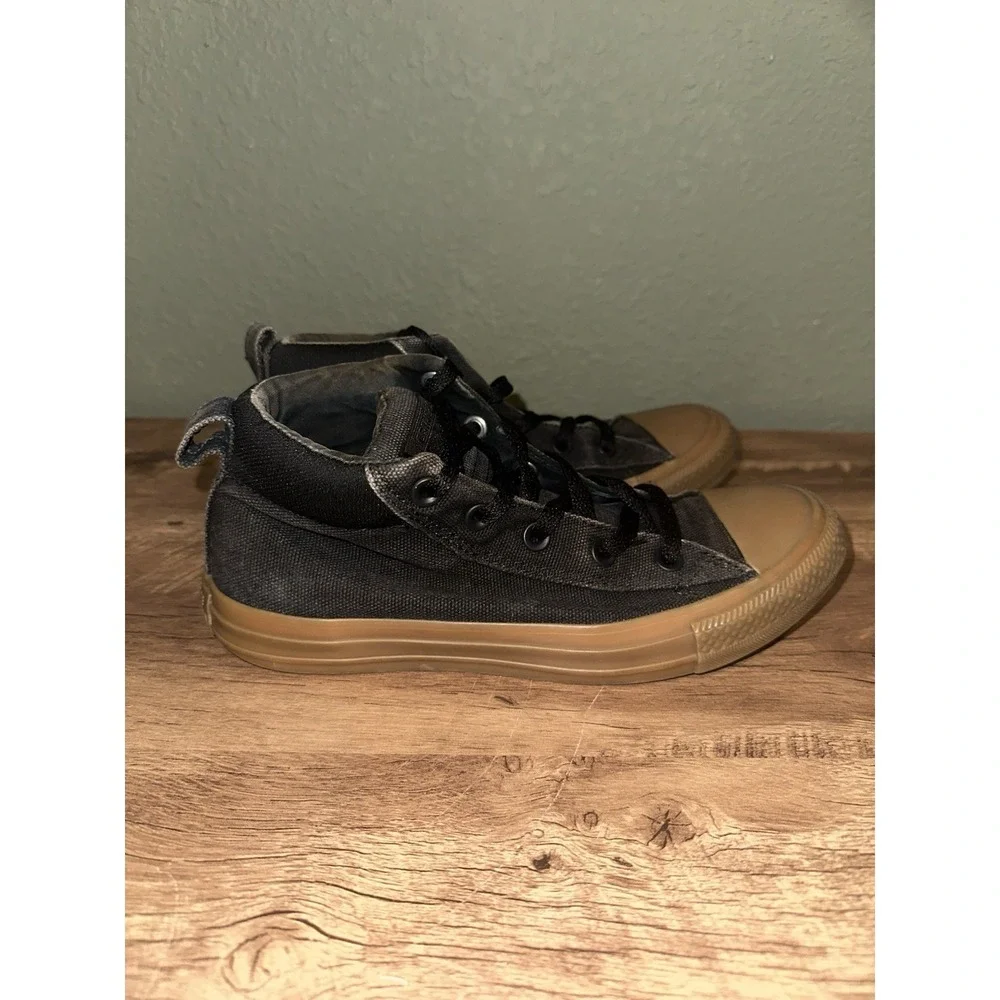Converse Chuck Taylor All-Star Black Dark Honey Men's 5.5US Wome 7.5US Pre-Owned - Picture 2 of 9